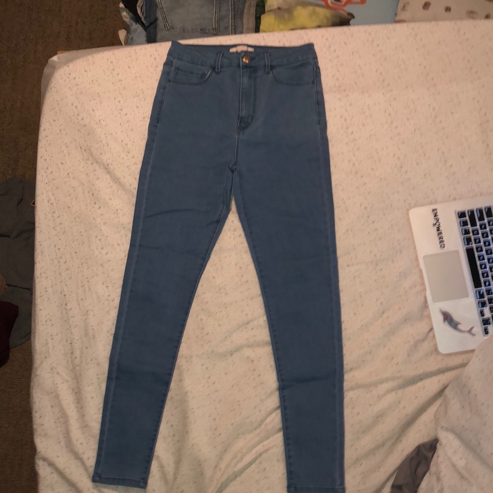F21 Skinny Light Blue Jeggings Size 28